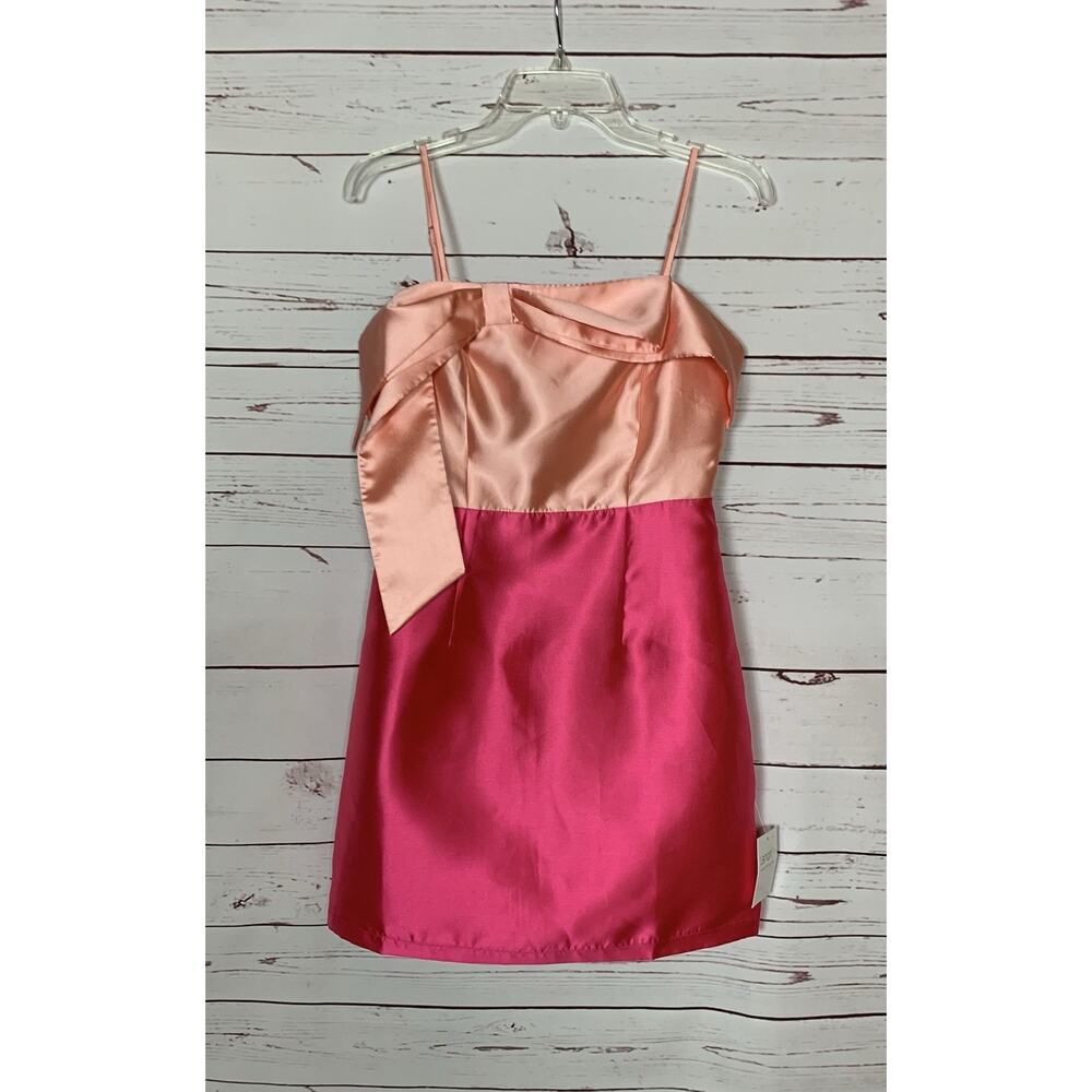 B.Right Boutique Women's S Small Pink Bow Cute Party Formal Dress NEW With TAGS